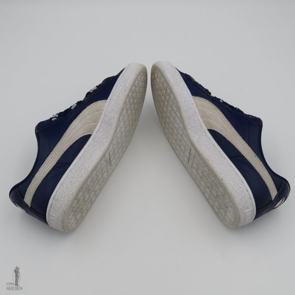 Puma Basket Heart DE Womens Sneakers 'Blue Depths' - Picture 6 of 9